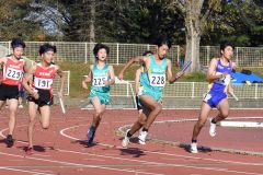 中学男子４００メートルリレー２組