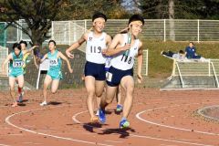 中学男子４００メートルリレー３組