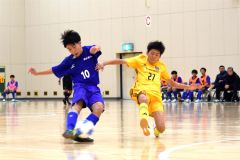 ７・８位戦　帯八中―プログレッソ十勝ＦＣＢ