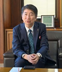 富国生命、近藤取締役が来社 3