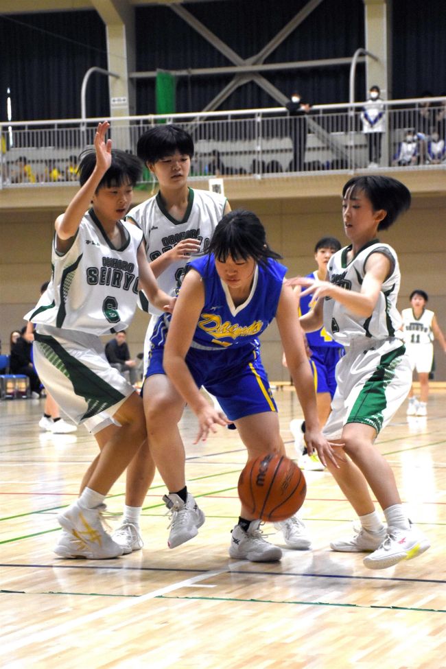 女子は帯西陵２連覇、男子が帯八２年ぶりＶ　バスケ全十勝中学校秋季大会