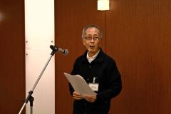 あいさつする宮口会長

＊電子版用