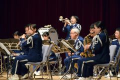 カラーガード隊も登場　池田と豊頃で道警音楽隊演奏会 2