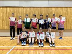 女子個人戦の入賞者