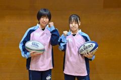 帯広ＲＳの大西と葛西が道代表として奮闘　ラグビー東日本中学生大会女子の部