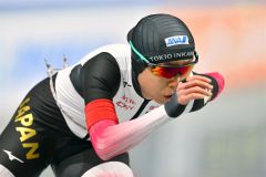 【女子ＤＩＶ・Ａ１５００メートル】１分５５秒０２のタイムで優勝した高木美帆（金野和彦撮影）