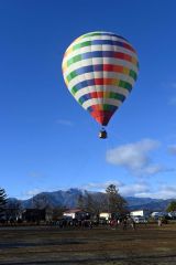 広野小開校５０周年記念で熱気球体験