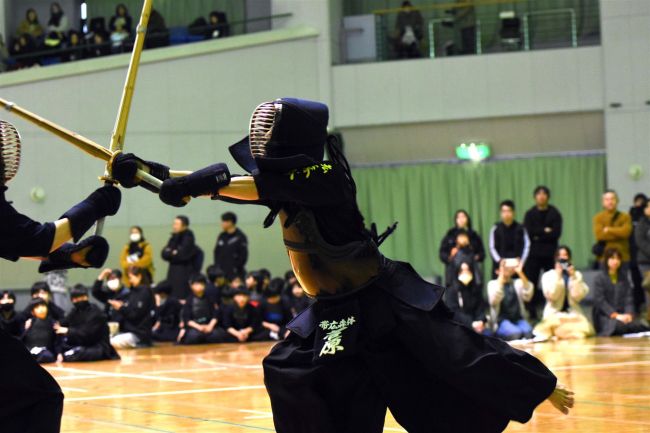 【写真】柳町A4連覇 中学男子は森体B、女子は柳町 東北海道少年剣道音更大会