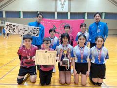 木野東混合初優勝、男子は帯広ＪＪＢ１０年ぶりＶ　ふかがわカップ全道小学生バレーボール