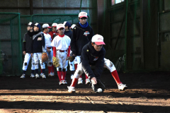 高校球児と少年団員が楽しく交流　帯農高野球部野球教室 16