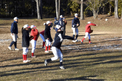 高校球児と少年団員が楽しく交流　帯農高野球部野球教室 8