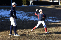 高校球児と少年団員が楽しく交流　帯農高野球部野球教室 9