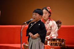 練習の成果を披露する琵織ちゃん