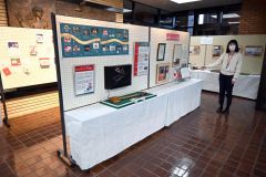 広尾サンタランドの歩み紹介　役場と図書館で認定４０周年記念展示