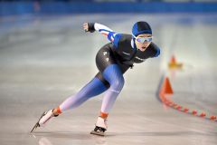 【女子３０００メートル】４分２９秒３４で優勝した重堂羽南（帯南商）