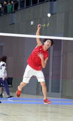 鷲見男子単Ｖ、女子複は亀田・小川組制す、道中学生新人バドミントン十勝予選
