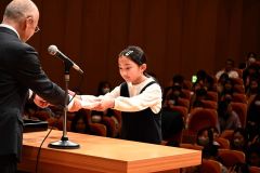 「健康新聞」で佳作を受賞した大樹小学校４年１組