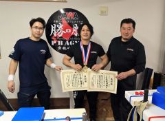 勝腕の島元無敵「日本一」３年連続２冠、菅沼も連続８強　全日本アームレスリング選手権
