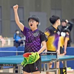 小林（音更中出）が殊勲賞の活躍で駒大苫小牧男子学校対抗Ｖ、帯緑陽の曽我男子単準優勝　卓球道高校選抜大会