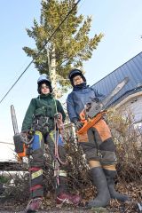 持続可能な森林経営へ「自伐型林業」、住宅街の「特殊伐採」もウリ　池田の「ミノタケ」