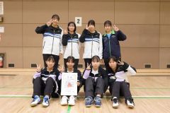 女子団体戦３位の帯緑陽