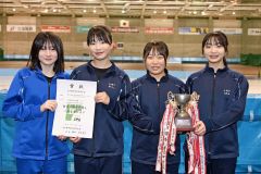 学校対抗で女子優勝の士幌中央