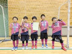 Ｕ９優勝の帯広若葉サッカークラブＡ