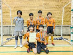 Ｕ１１午前の部優勝の帯北ＦＣＵ１２Ｂ