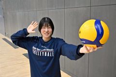 バレーボールＳＶリーグ女子のＡｓｔｅｍｏリヴァーレ茨城入りを決めた帯緑園中出の廣瀬美音