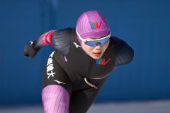 【女子１５００メートル】３位に入った重堂沙姫（金野和彦撮影）