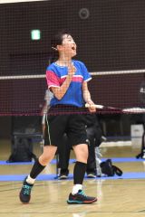 ６年生以下女子シングルス準々決勝　齋藤茉子（スポーレ幕別ＢＣ）