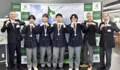ＧＢ高校選手権準優勝を報告　芽室高校