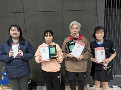 一般女子Ａ、Ｂの入賞選手
