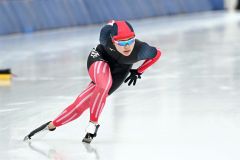 奥秋（帯三条）女子５００連覇　スケートインターハイ初日
