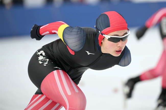 【写真特集・インターハイスケート】女子１５００メートルの十勝勢