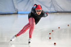 小島３位女子３０００ｍ　インターハイ・スピードスケート第２日