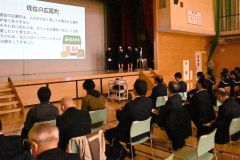 中学生がマチの可能性などを提言した「ひろお学」の発表会