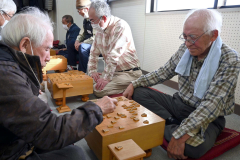 １６人が腕を競い合った棋楽会の新春大会