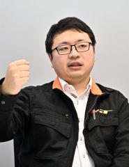事業の展望を語る稲川CEO(塩原真撮影)