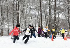 十勝の冬満喫「熱中雪中運動会」　芽室新嵐山で初開催