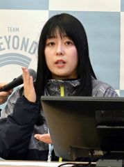 デフリンピックへの思いを語る長原選手