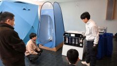 排水をろ過し再生、シャワーシステム配備　広尾、大樹町　開発企業の関連会社寄贈
