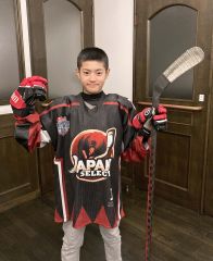 中島兜斗（幕別浦幌少主将、札内南小６年）アイホケジャパンセレクトでカナダ遠征へ