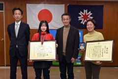 北海道スポーツ奨励賞受賞者伝達式