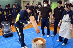 広尾高校の雪中予餞会