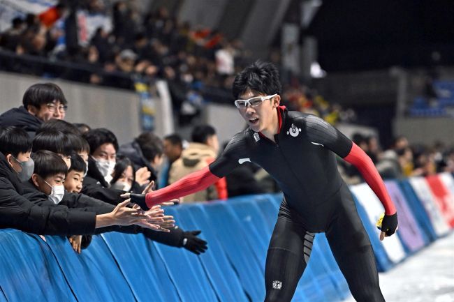 宮本（帯一）優勝、鎌田（中札内）４位　男子１０００ｍ　全国中学スケート第２日