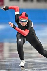 山本（大樹）準優勝、女子５００ｍ　全国中学校スケート第３日