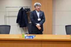 新委員の阿部利彦さん（アクサ生命）