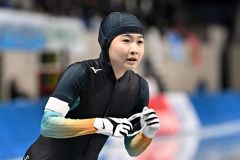 【女子５００メートル】５位に入賞した笹渕花乃（帯七）