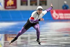 【男子５００メートル】５位に入賞した長崎向葉（緑南）